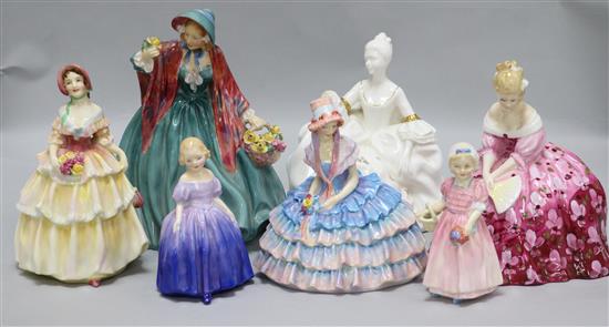 A group of assorted Royal Doulton figures: